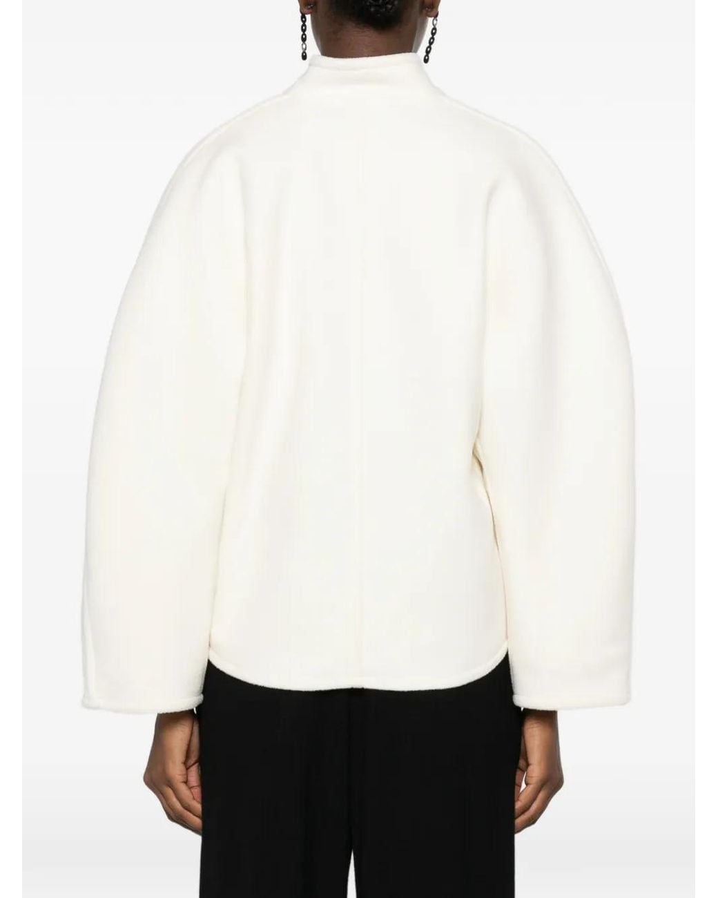 Forte_forte Natural Buckle-Fastening Jacket