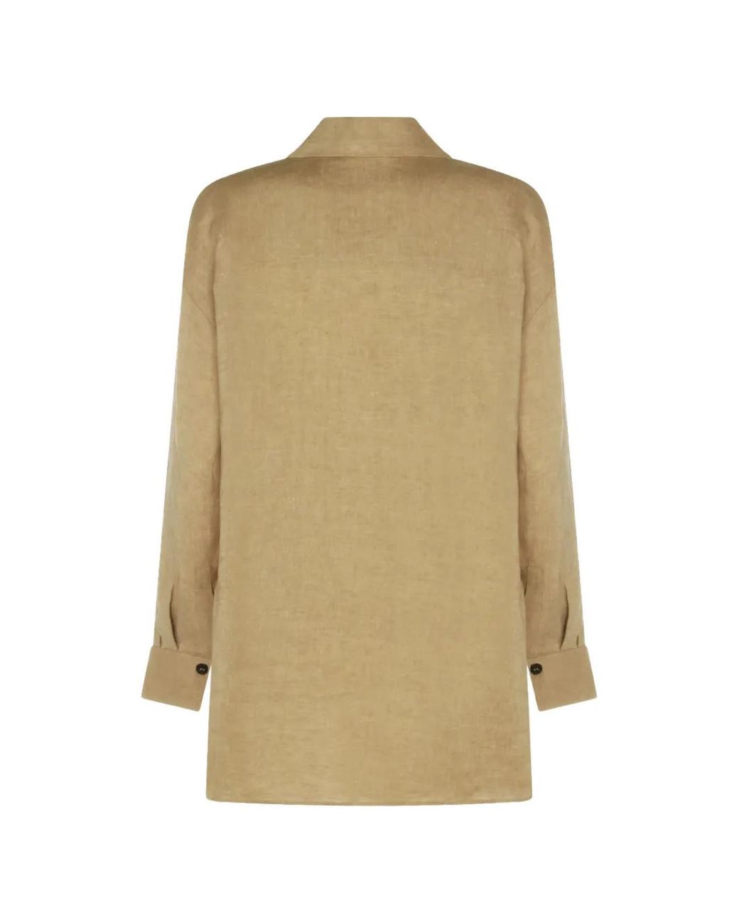 Antonelli Natural Fringed Button Shirt