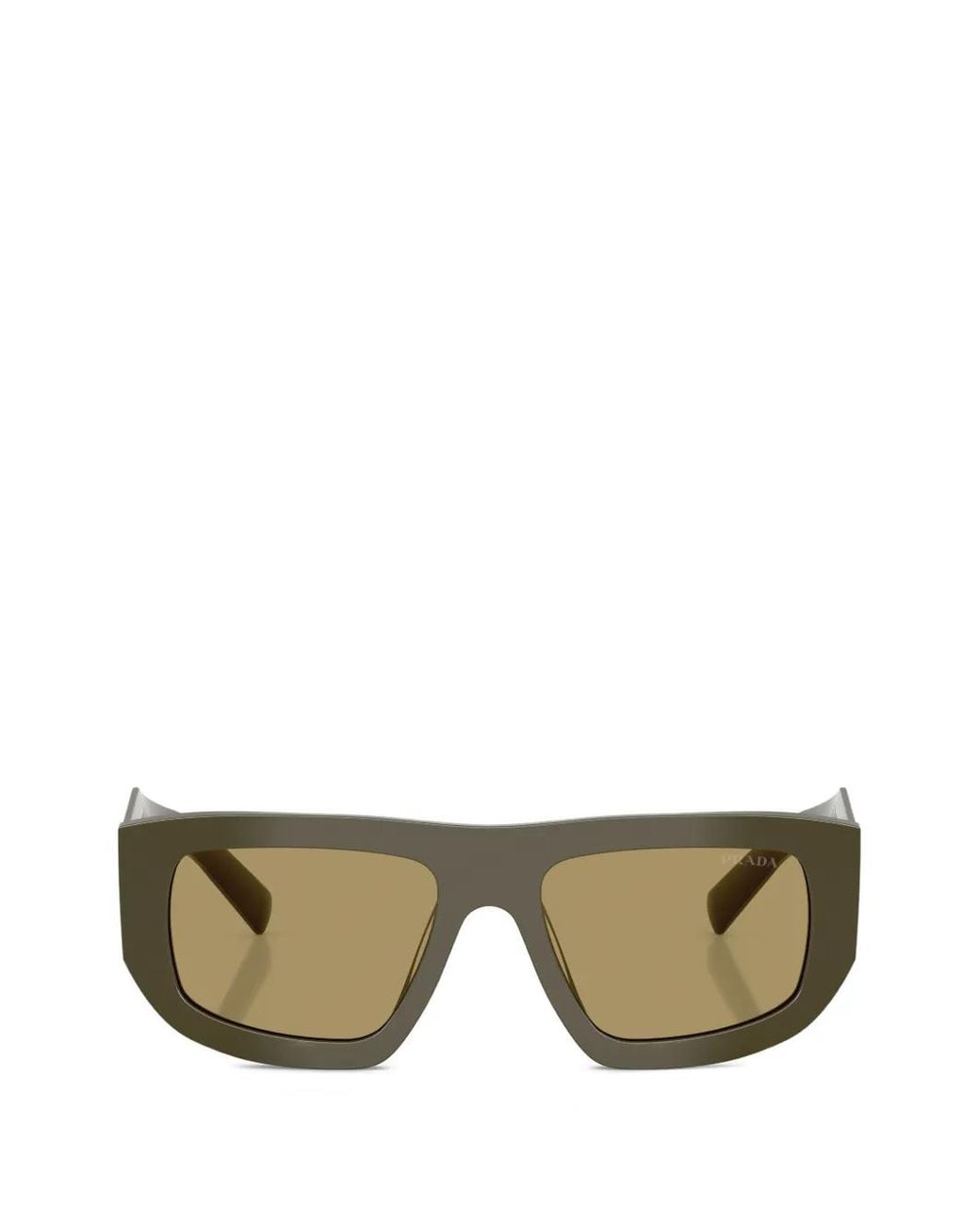 Occhiali Da Sole Geometrici di Prada in Green