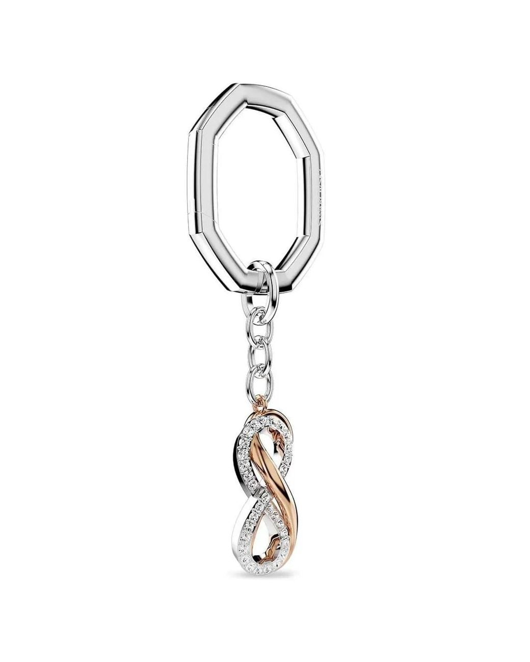 Swarovski White Porte-Clés Infini Hperbola