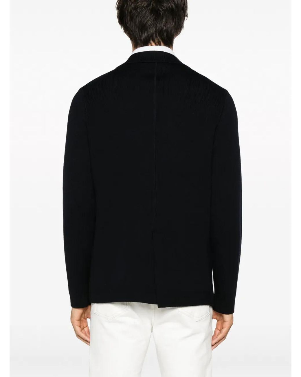 Orlebar Brown Black Rainer Merino-Wool Blazer for men