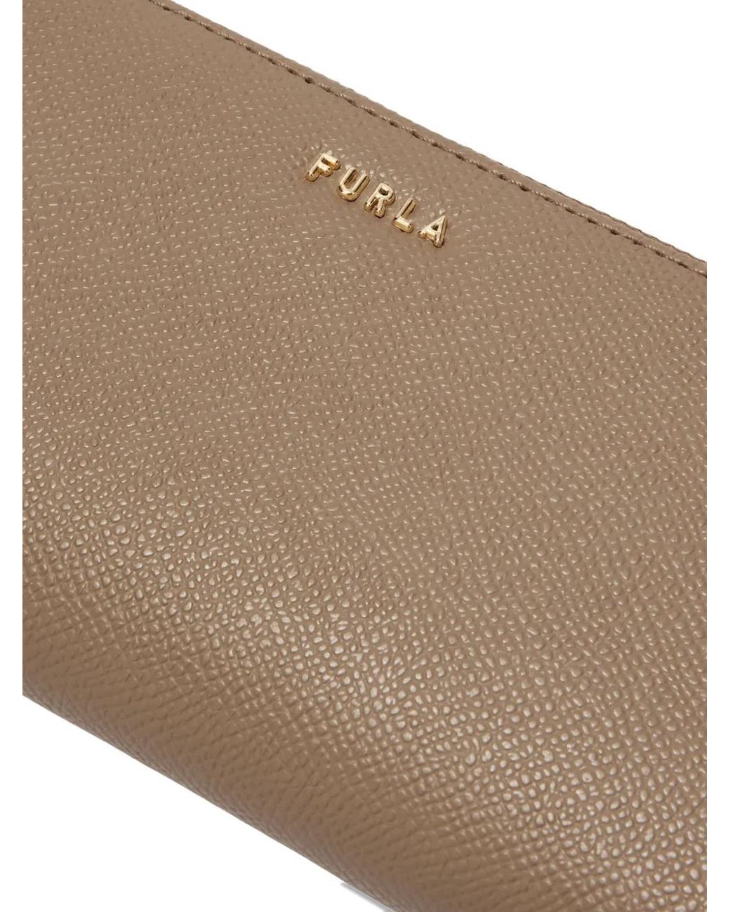 Furla Brown Portefeuille Zippé Classique
