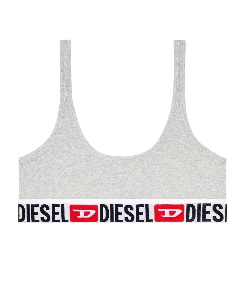 DIESEL White Ufsb-Oriba Sports Bra