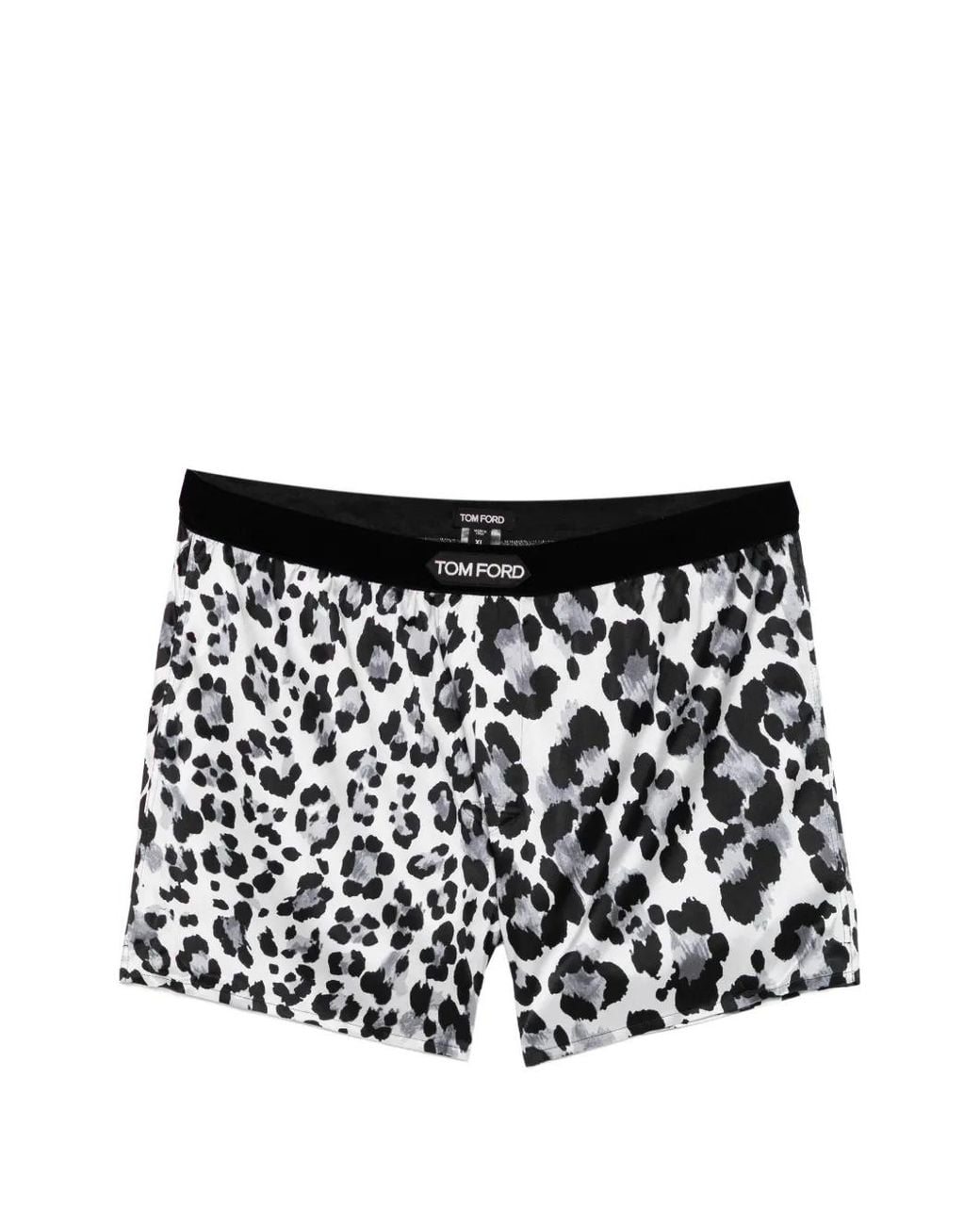 Boxer Leopardati di Tom Ford in Black da Uomo