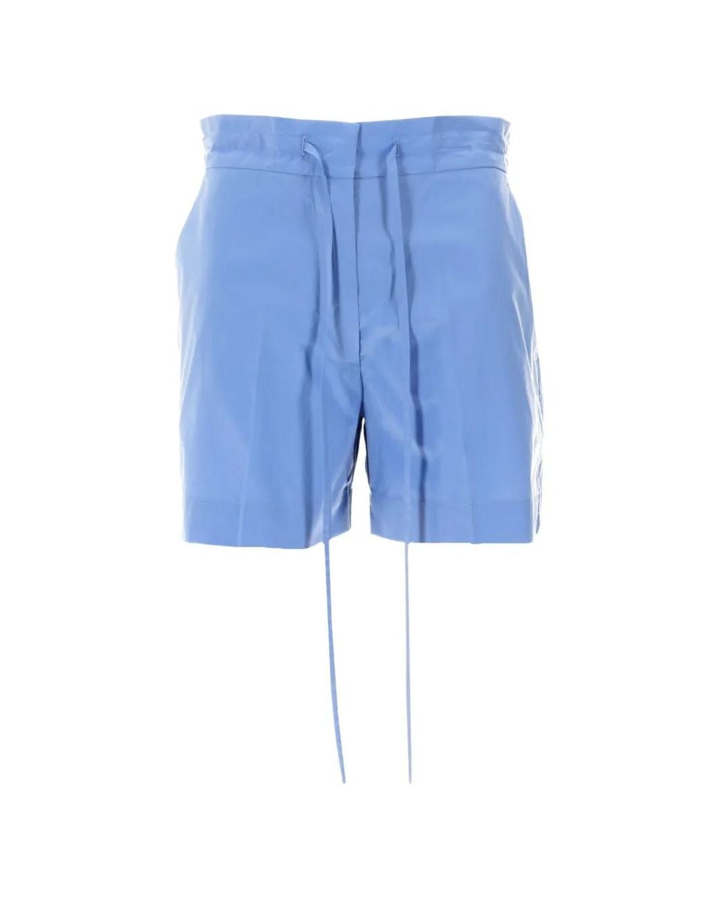 P.A.R.O.S.H. Blue Drawstring Shorts