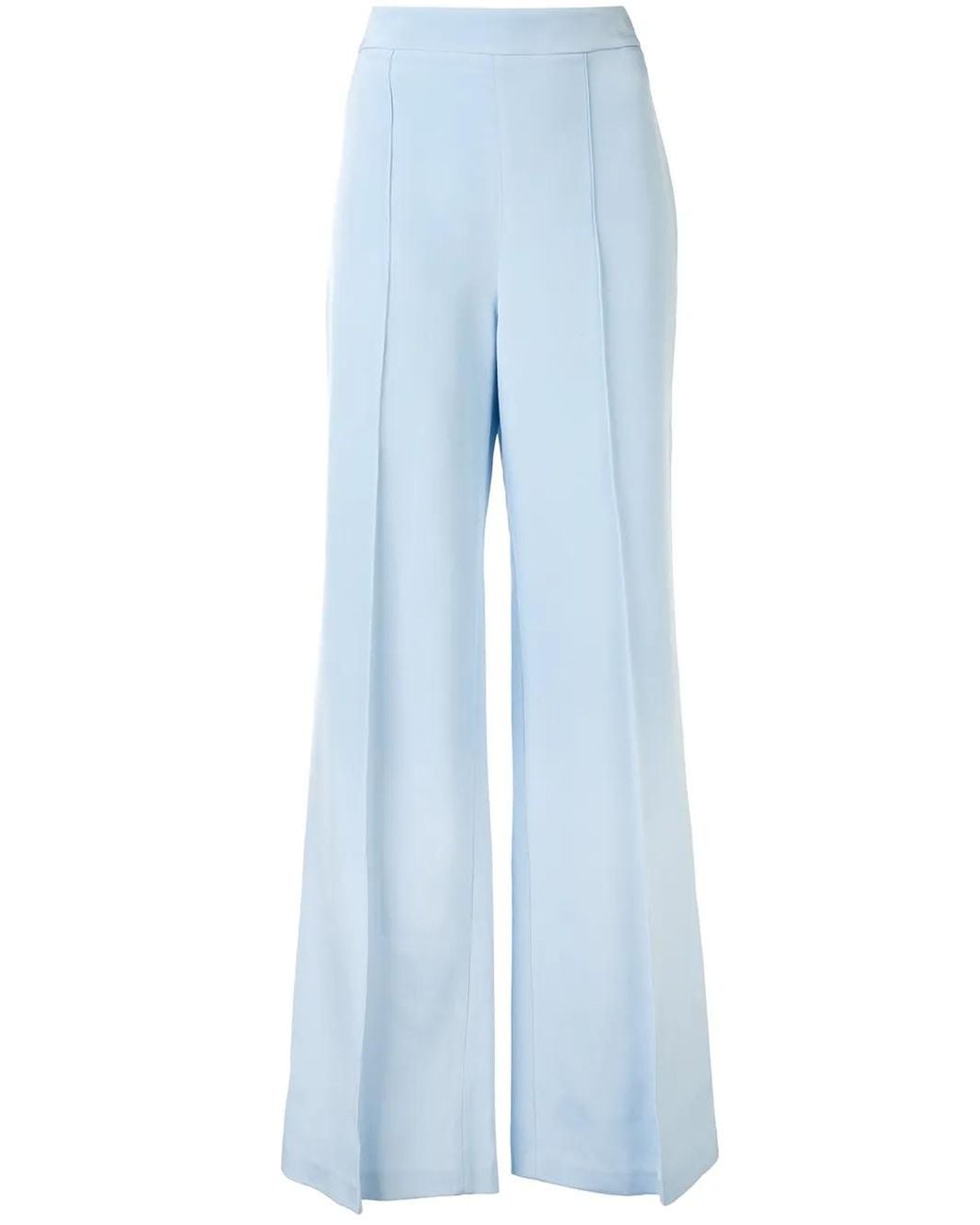 Macgraw Blue Peacock Flared Trousers