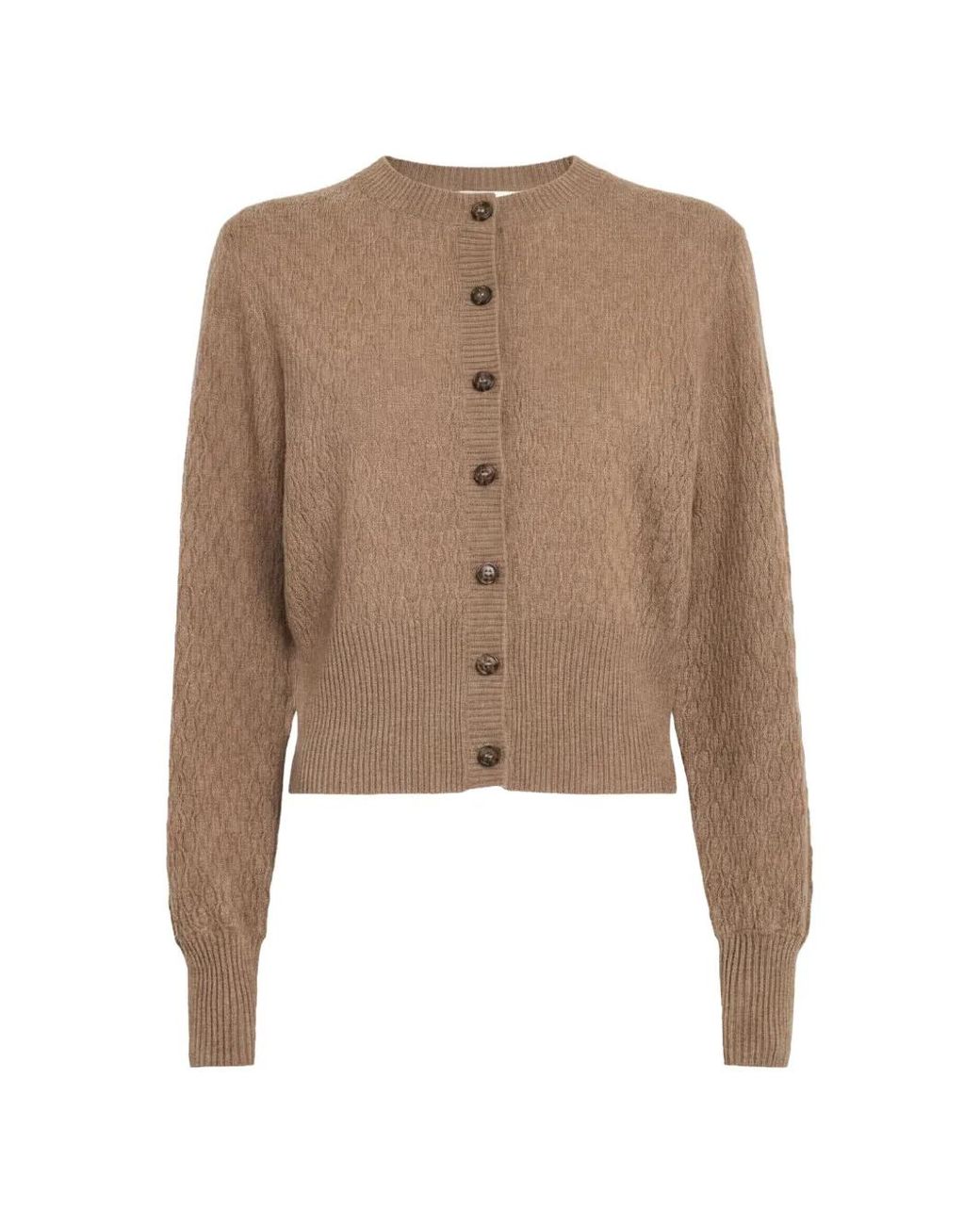 LeKasha Natural Gaya Button-Up Cardigan