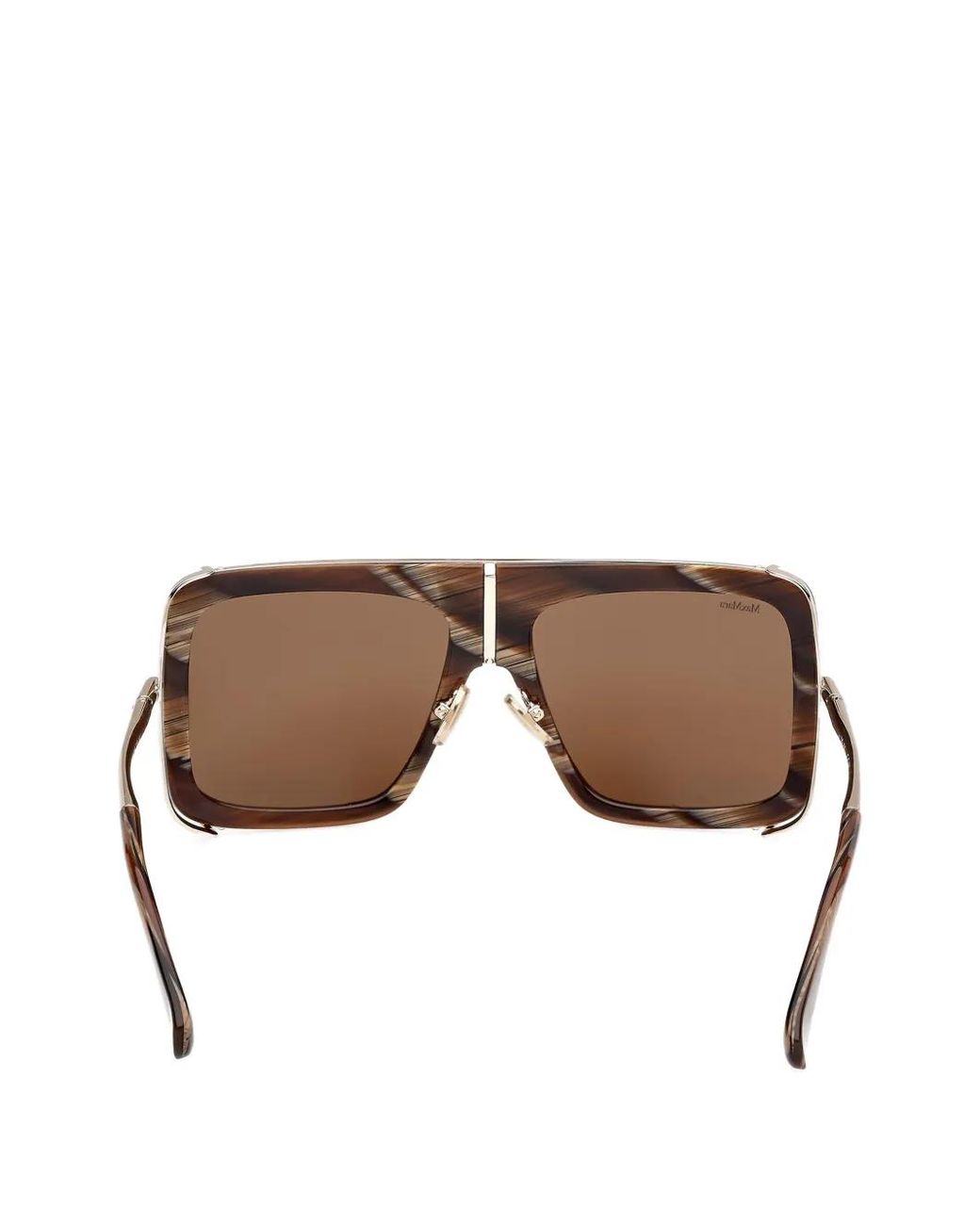 Max Mara Eyewear Brown Square-Frame Sunglasses
