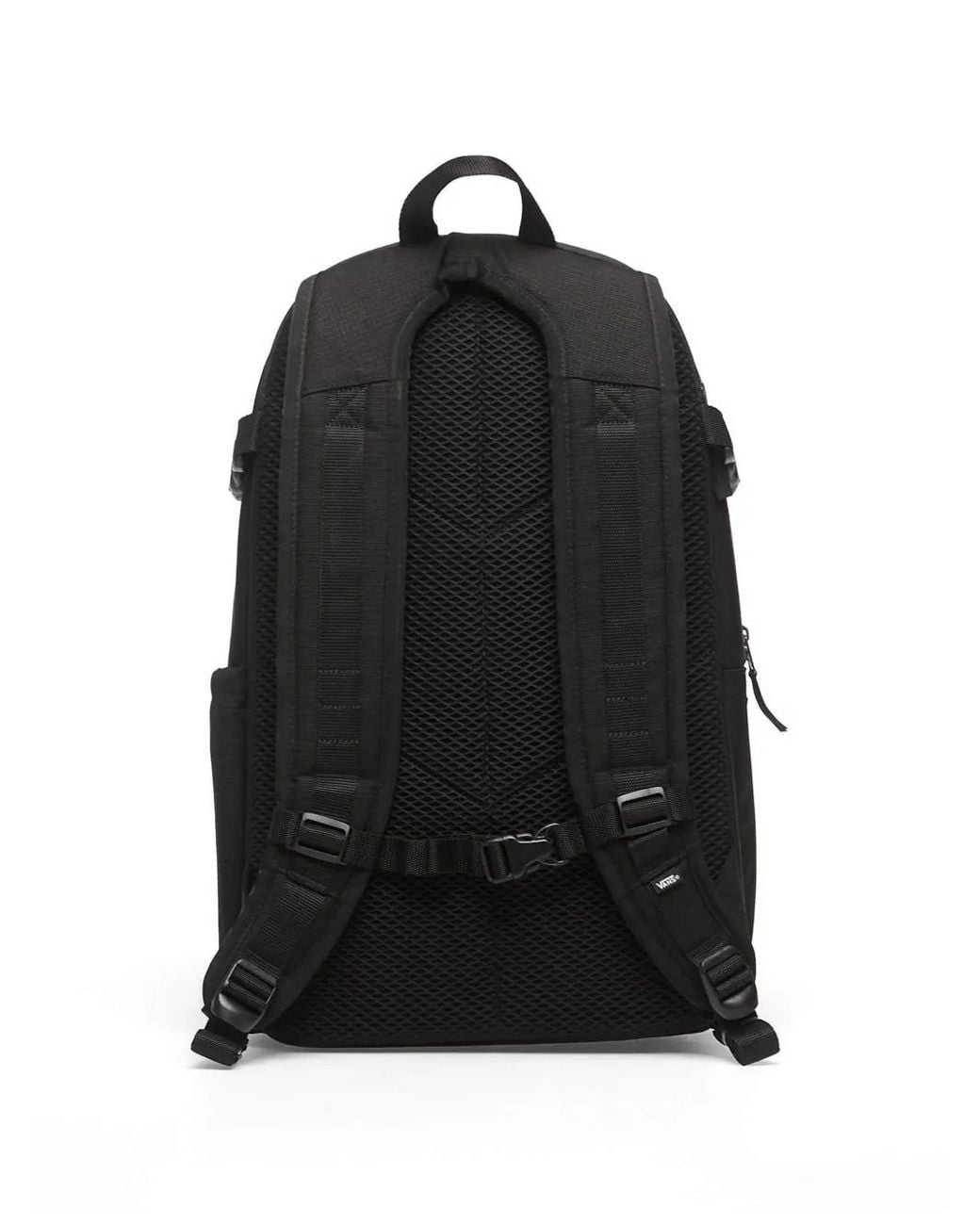 Vans Black Multi-Pocket Webbing-Strap Backpack
