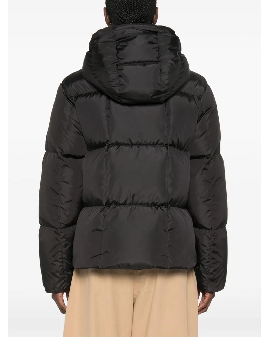 Moncler Black Castlenew Hooded Down Jacket