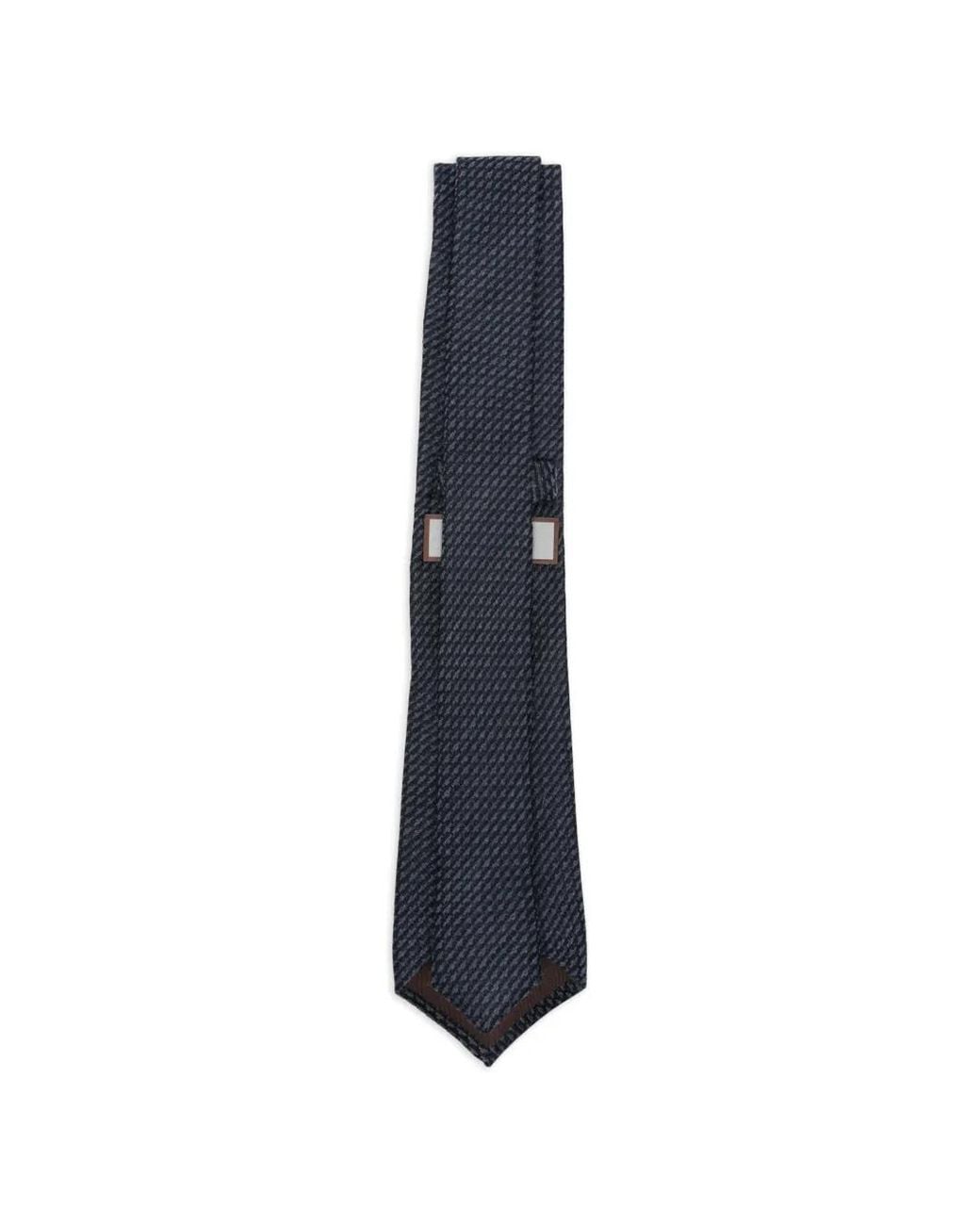 Canali Blue Micro-Patterned Tie for men