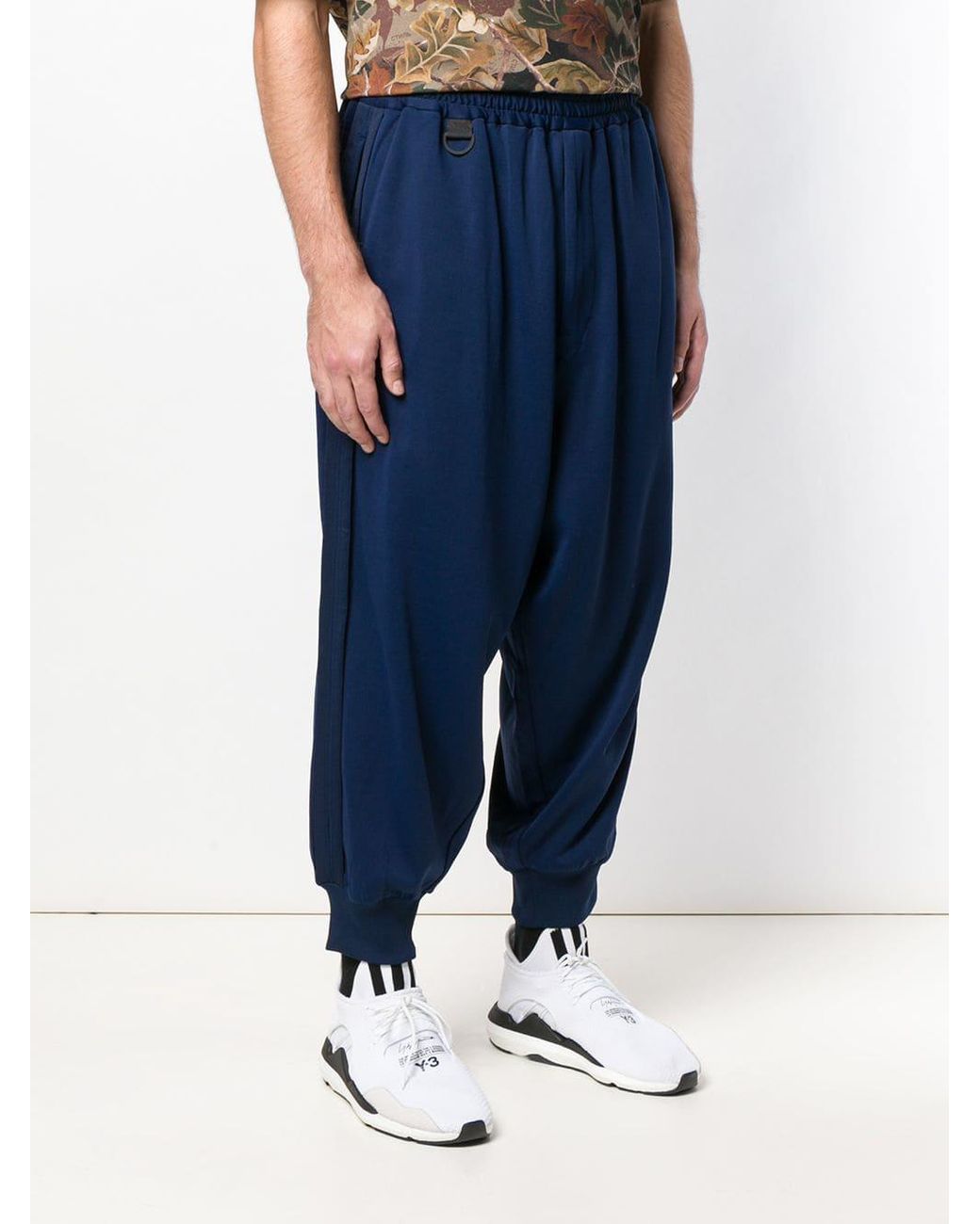 Y-3 Y3 Adidas X Yohji Yamamoto Drop-crotch Trousers in Blue for Men | Lyst  Canada