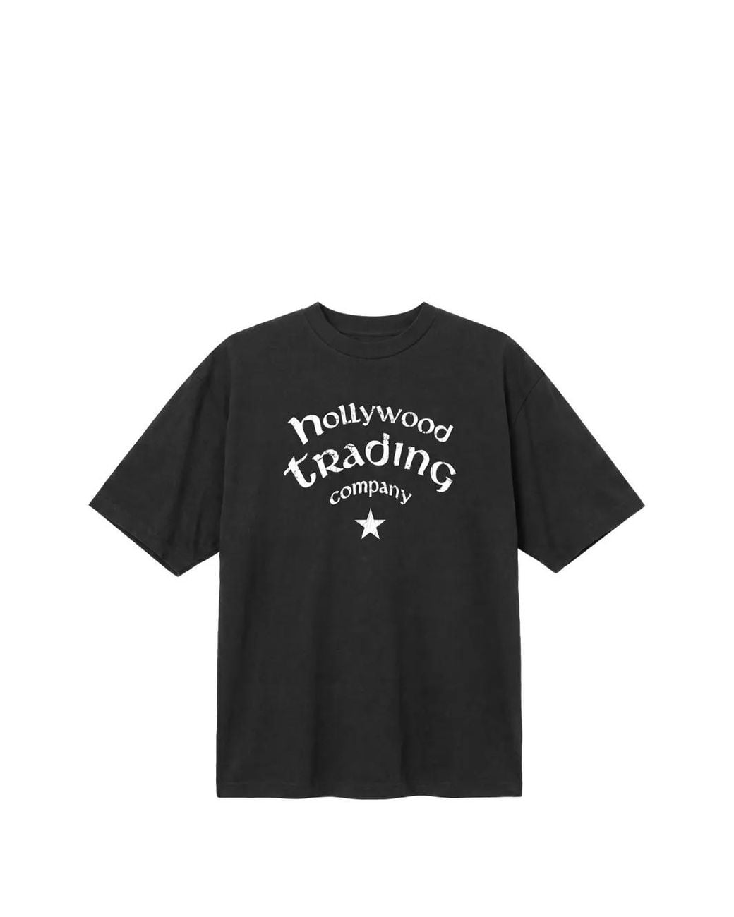 HTC Black Logo-Print Star-Motif T-Shirt for men