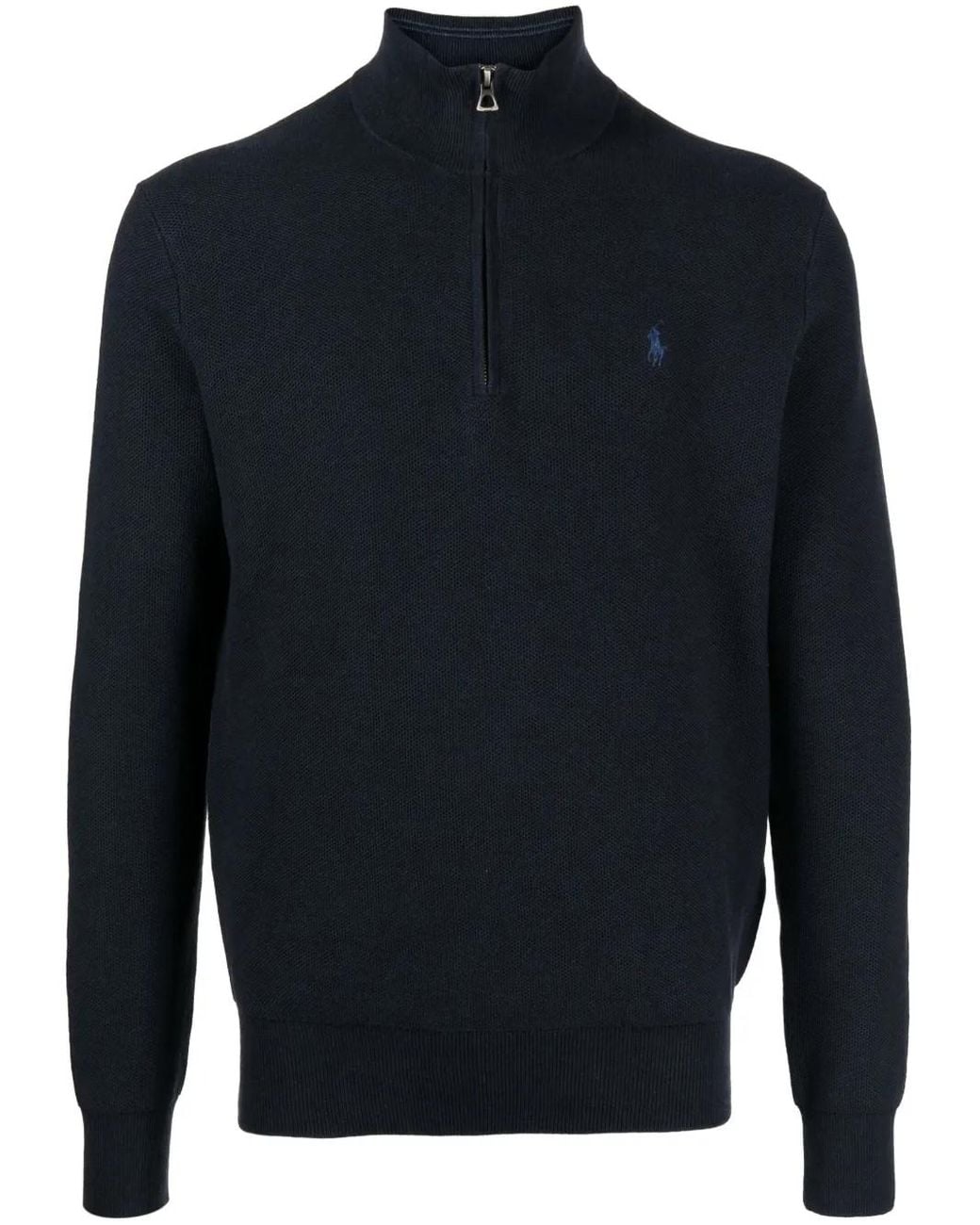 Polo Ralph Lauren Blue Quarter-Zip Pullover for men