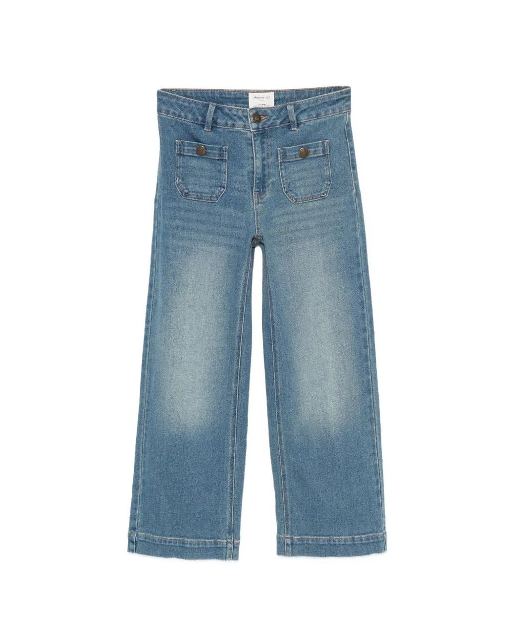 MAISON 123 Blue Mae Cropped Jeans