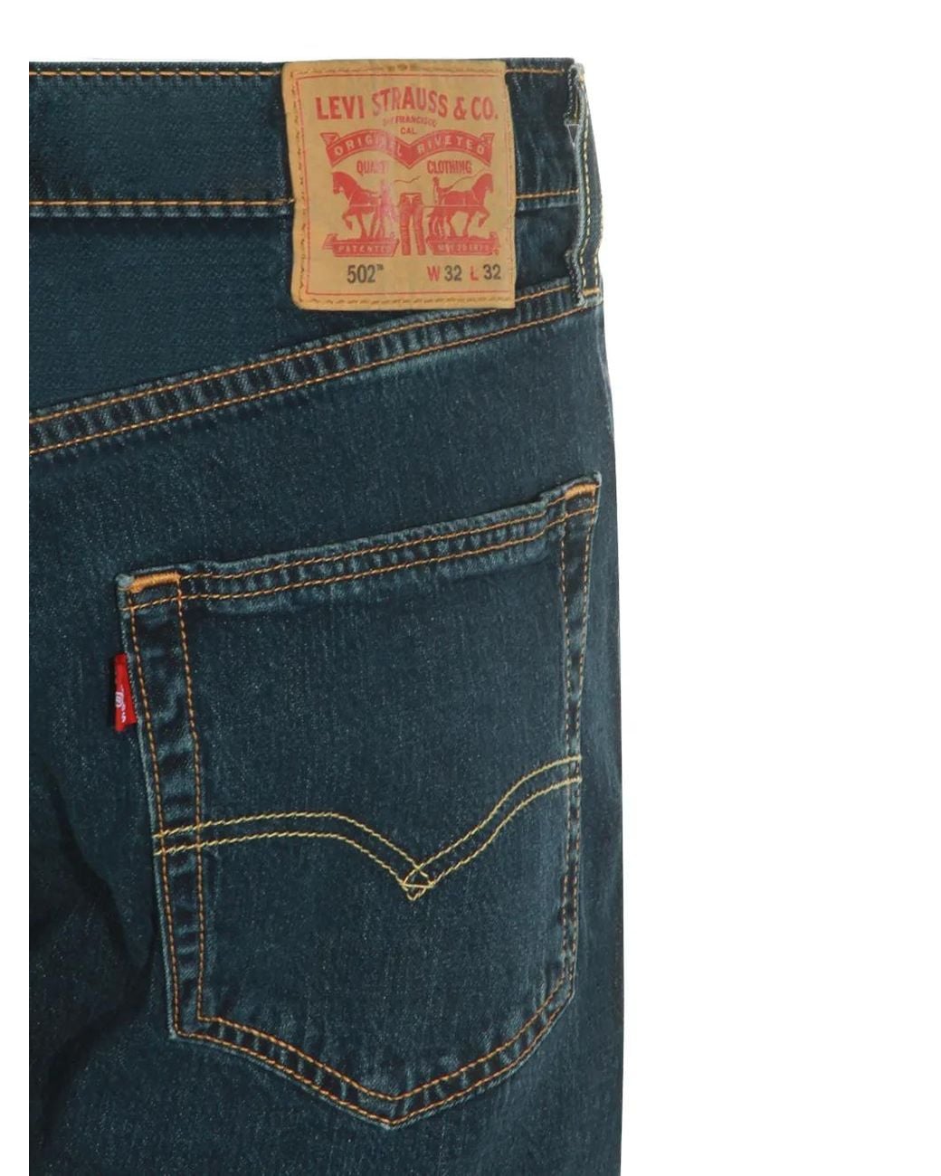 Levi's Blue 502 Taper Jeans for men