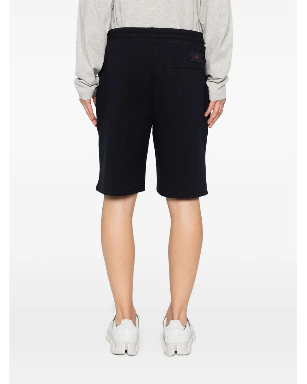 Peuterey Black Short De Sport Mitchel 03 for men