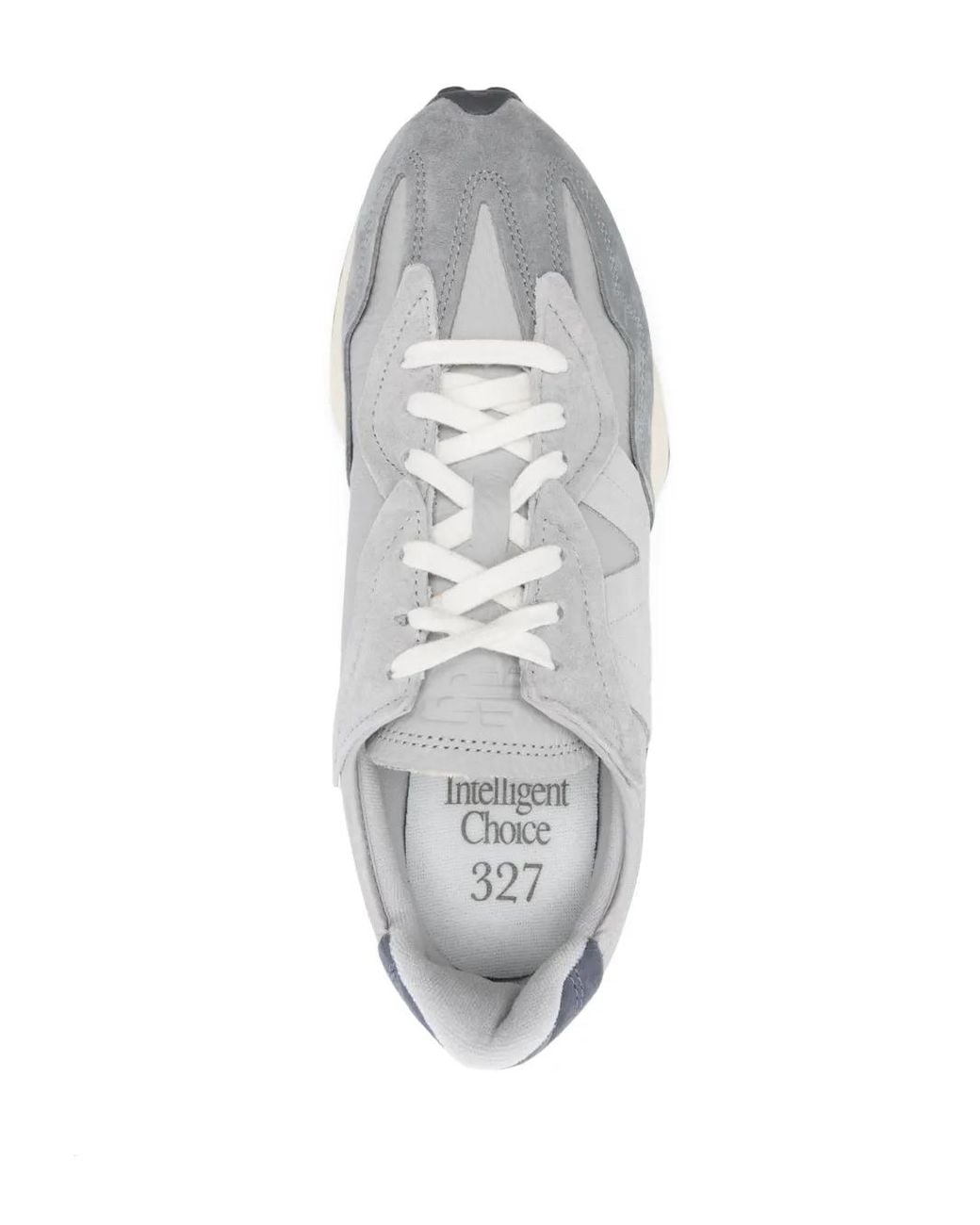 New Balance White 327 Shoes for men