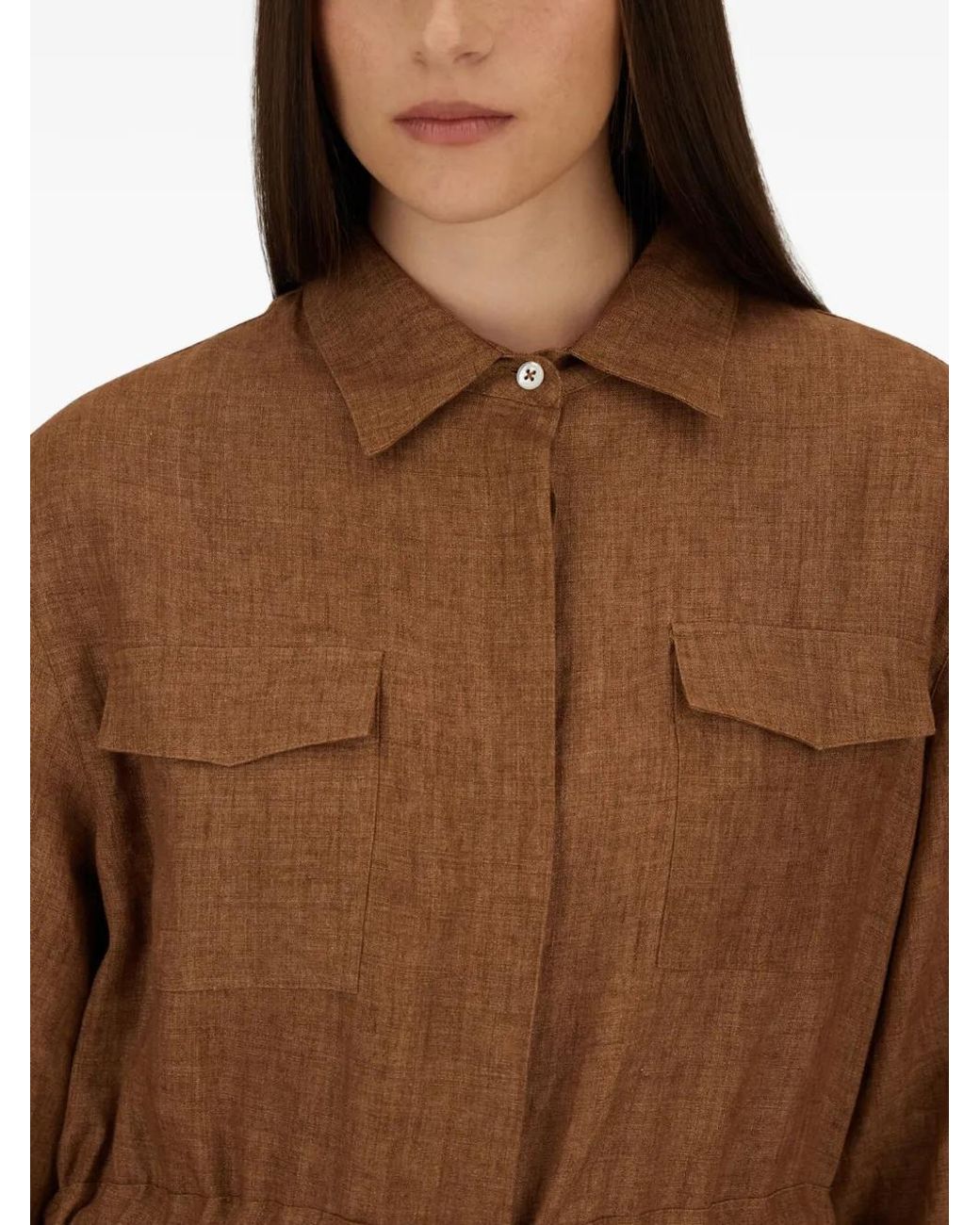 Abito Midi di Herno in Brown