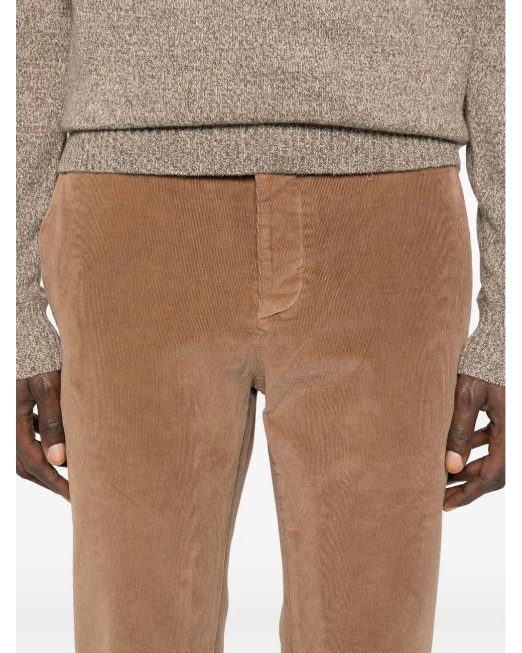 Jacob Cohen Brown Corduroy Trousers for men