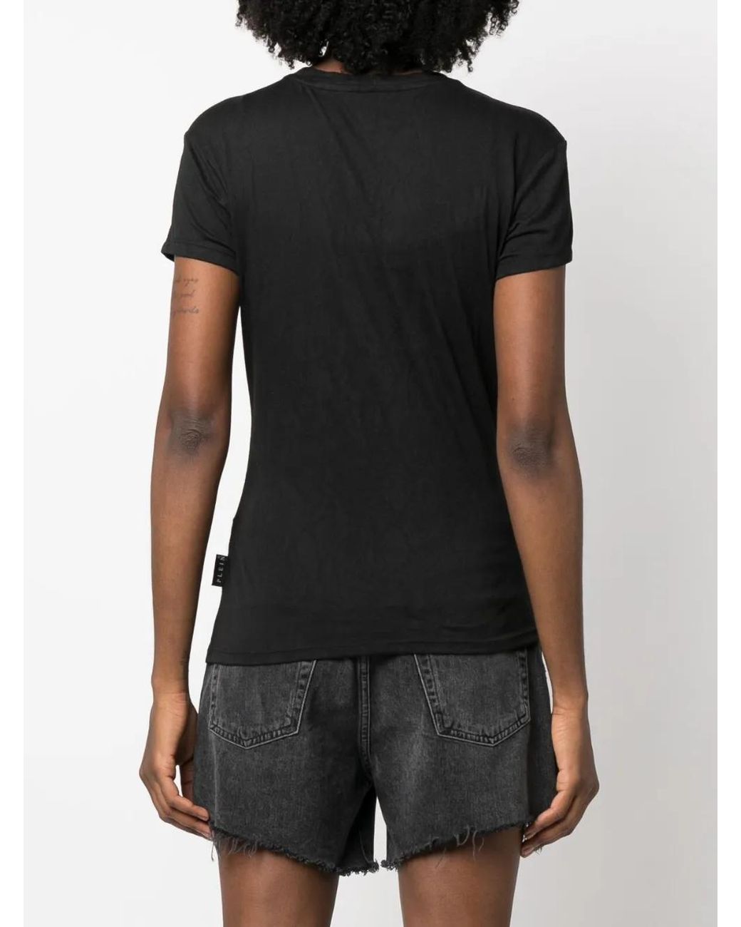Philipp Plein Black Sexy Pure Fit Crew-Neck T-Shirt