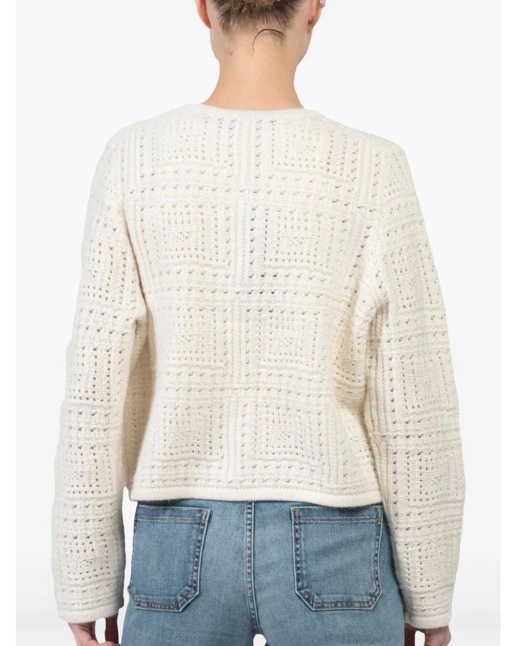Nili Lotan Natural Cashmere Cardigan