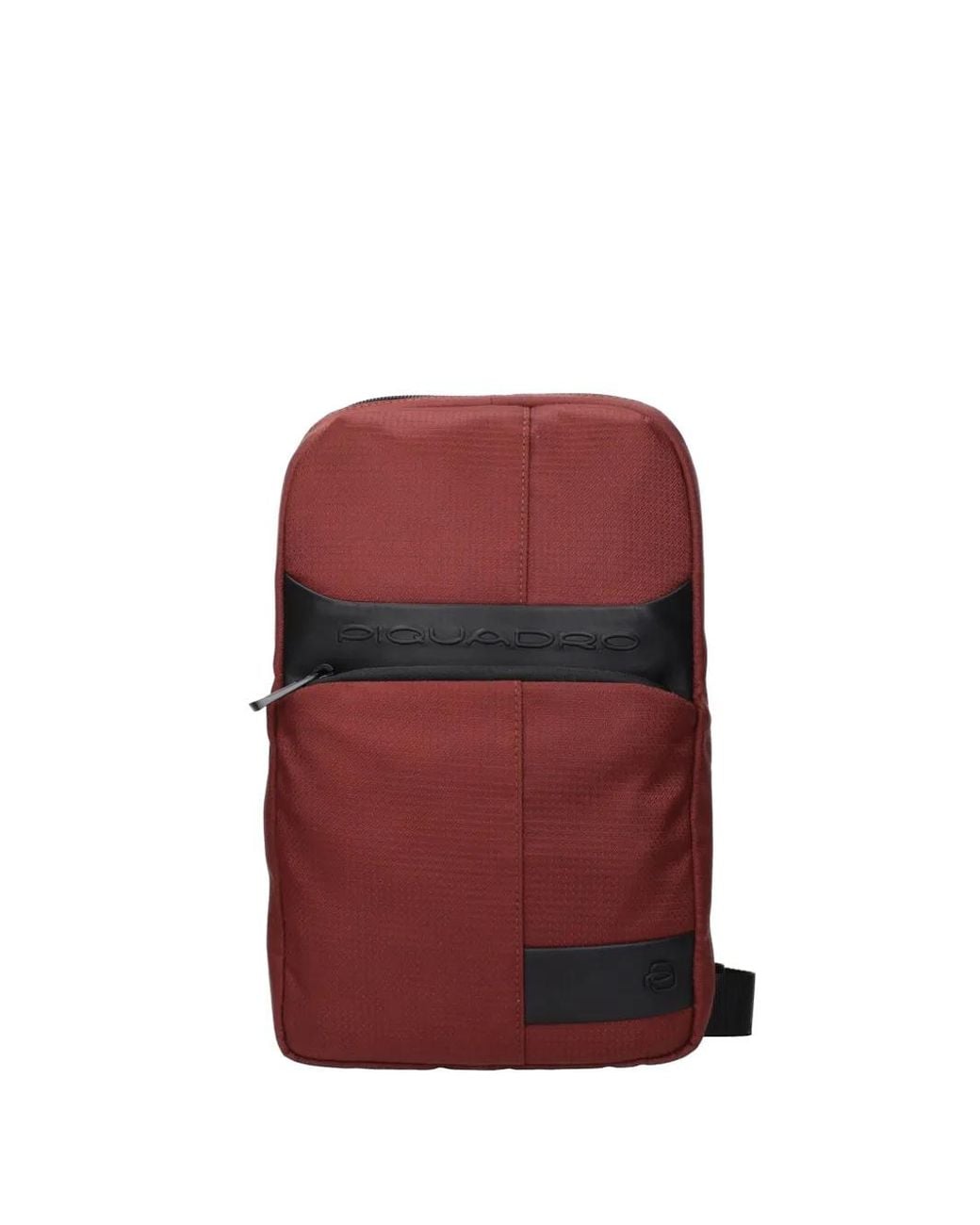Piquadro Red Sac À Dos Style Sacoche À Finitions En Cuir for men