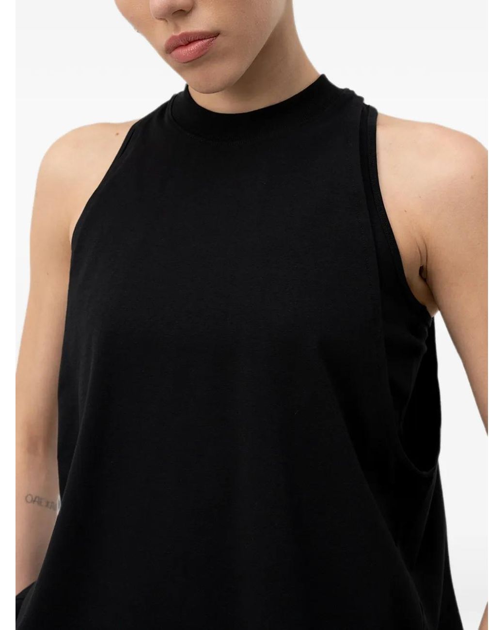 DARKPARK Black Racer-Back Sleeveless Top