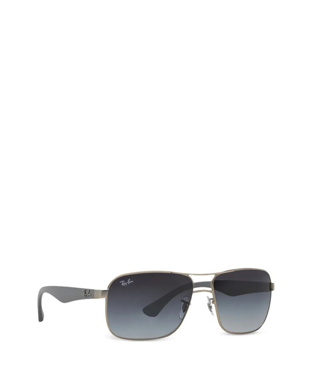 Ray-Ban Gray Square-Frame Sunglasses for men