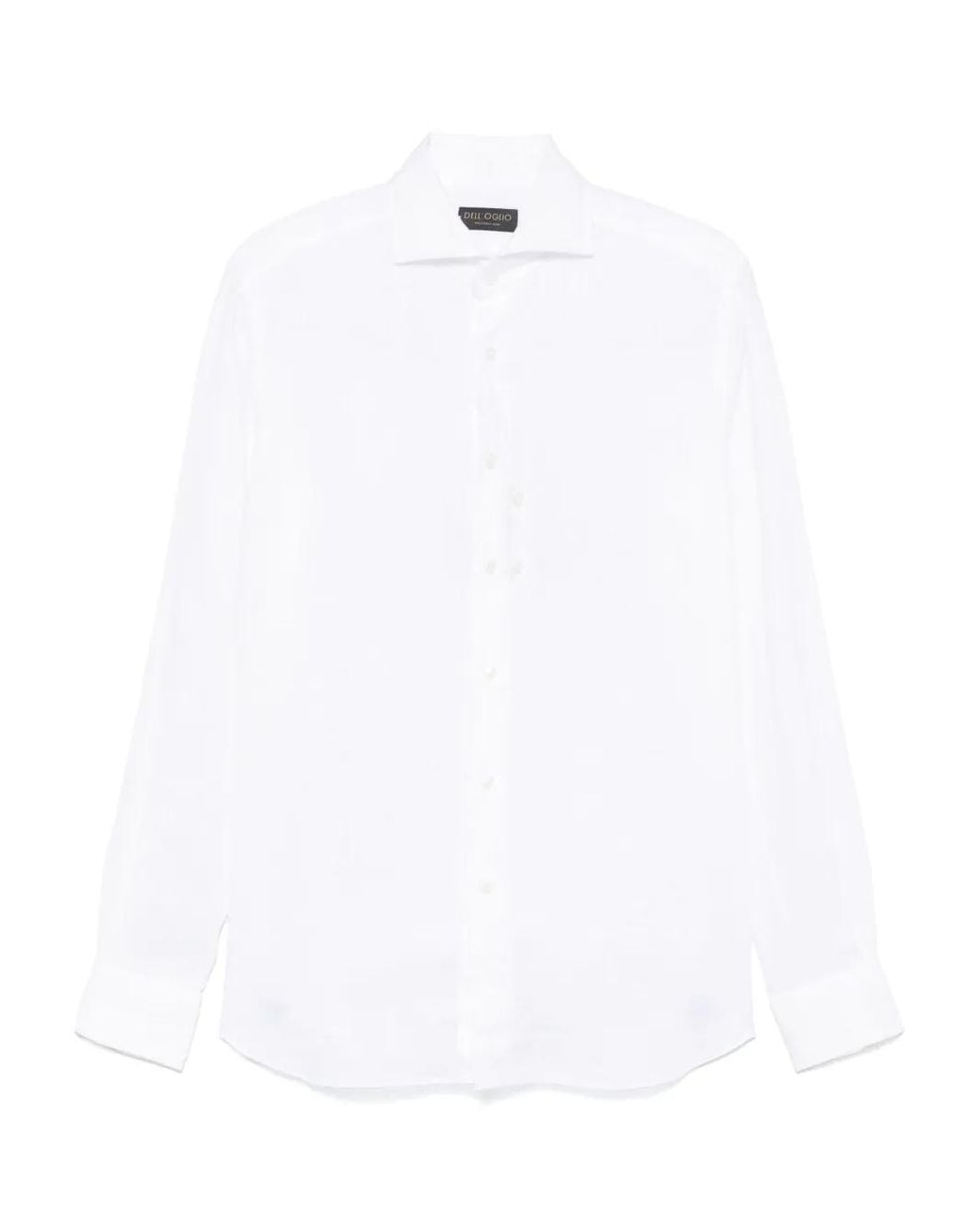 Dell'Oglio White Linen Shirt for men