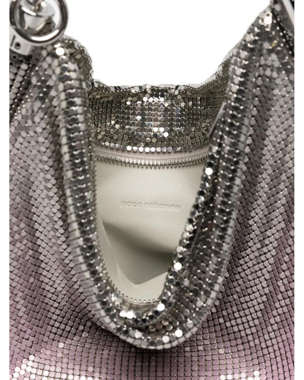 Rabanne Gray Chainmail Shoulder Bag