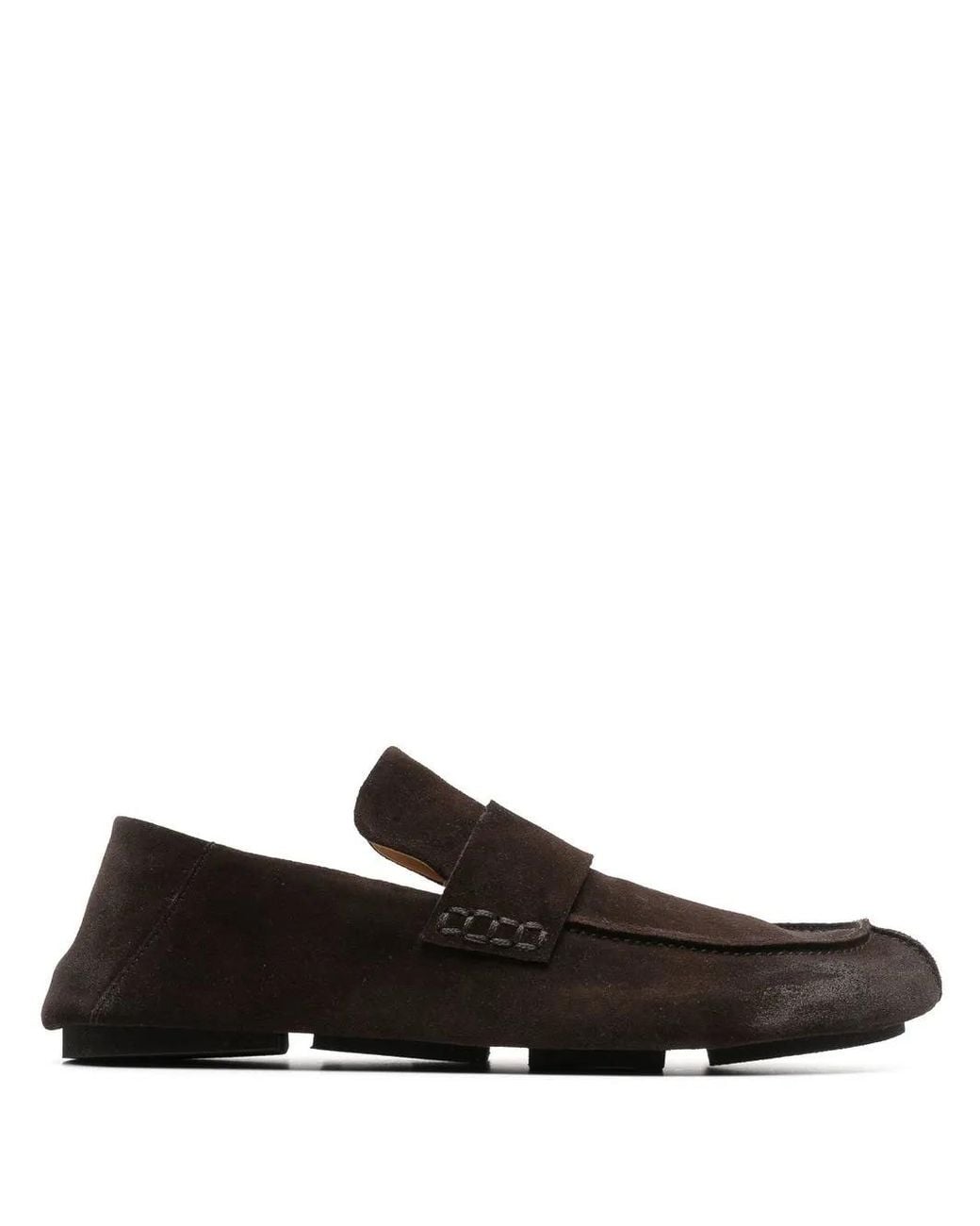 Marsèll Black Calf-Suede Loafers for men