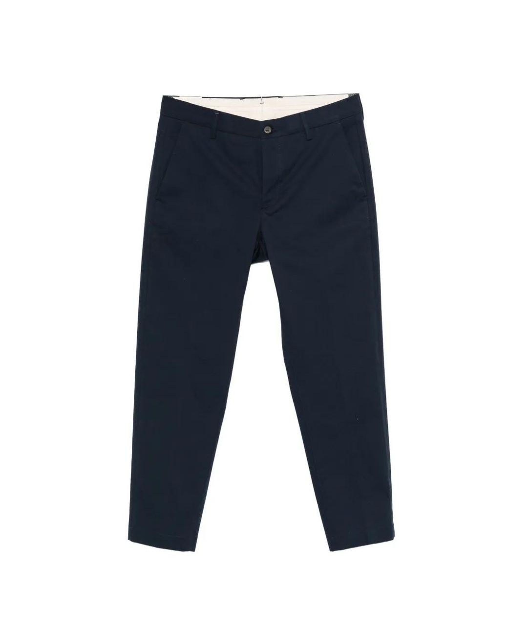 Eleventy Blue Button-Fastening Chinos Pants for men