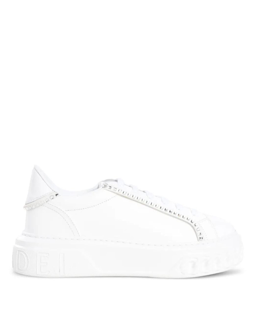 Casadei White Salento Sneakers
