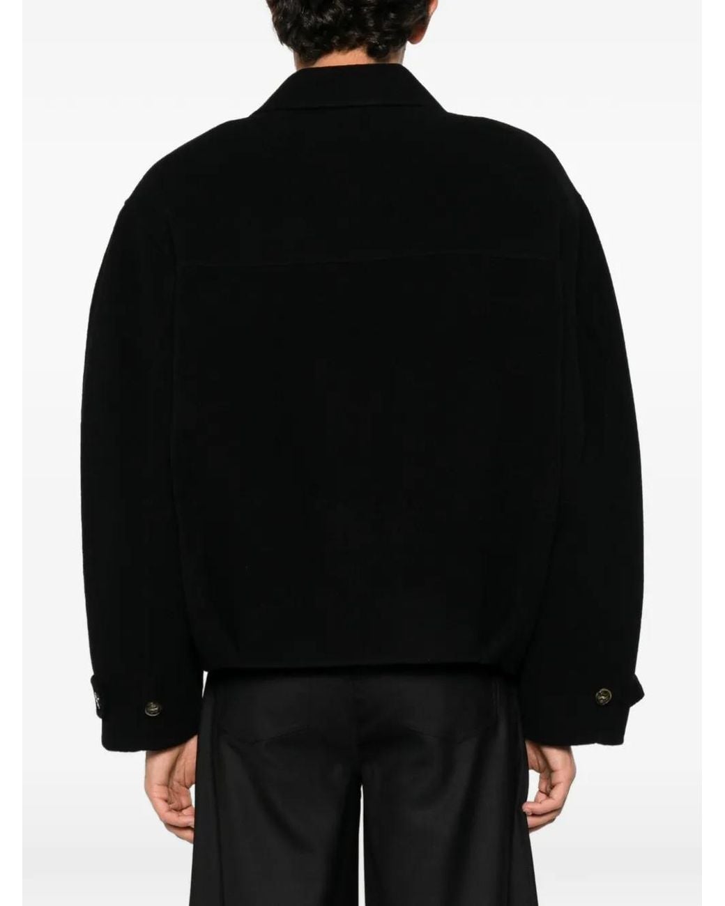 Séfr Black Wool Jacket for men