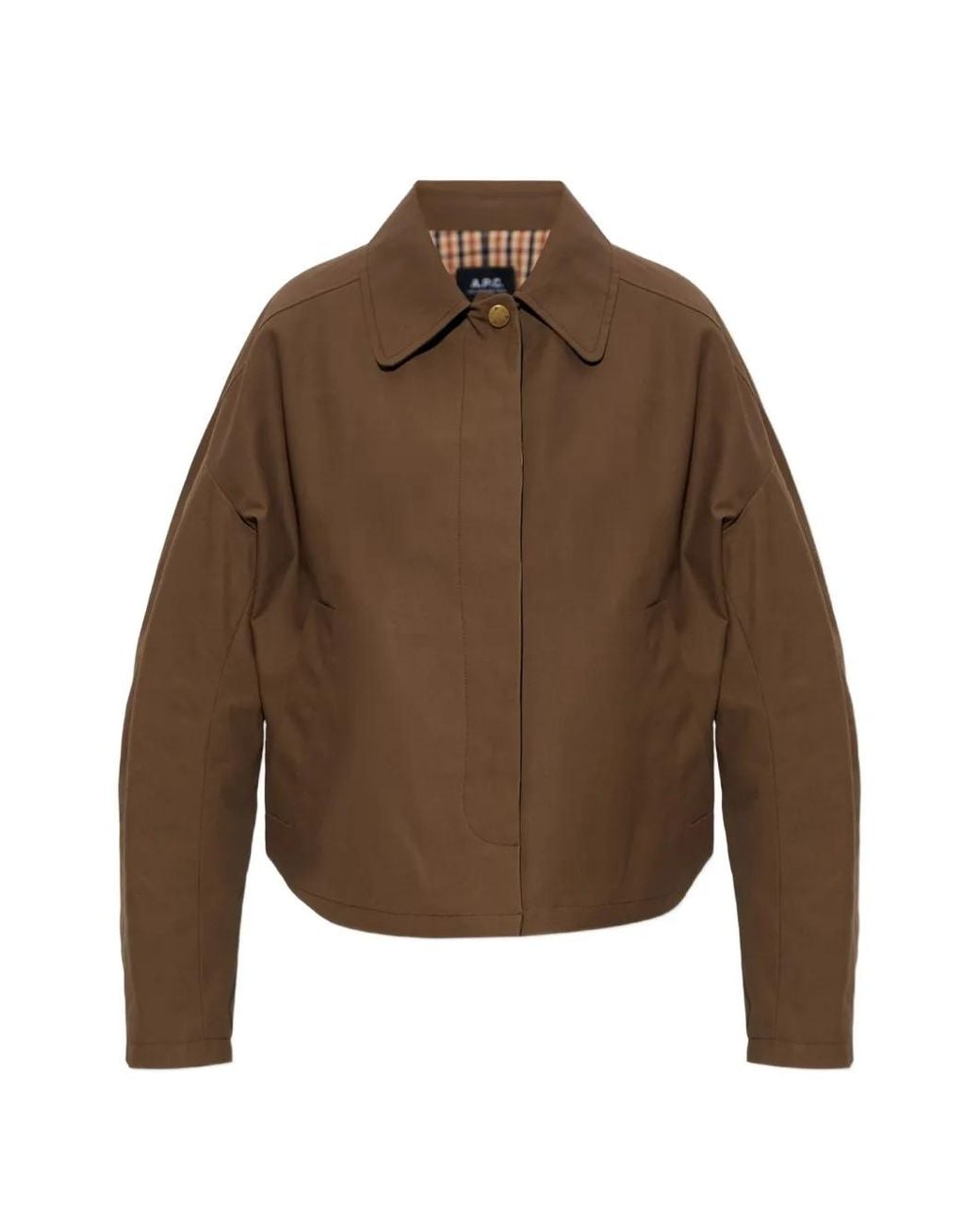 A.P.C. Brown Cotton Jacket