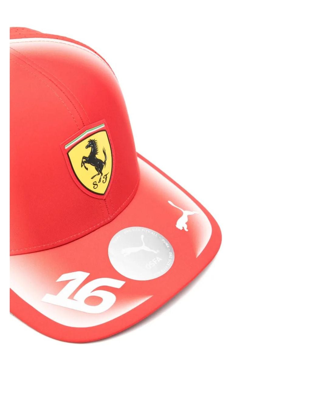 PUMA Pink Logo-Patch Baseball Cap