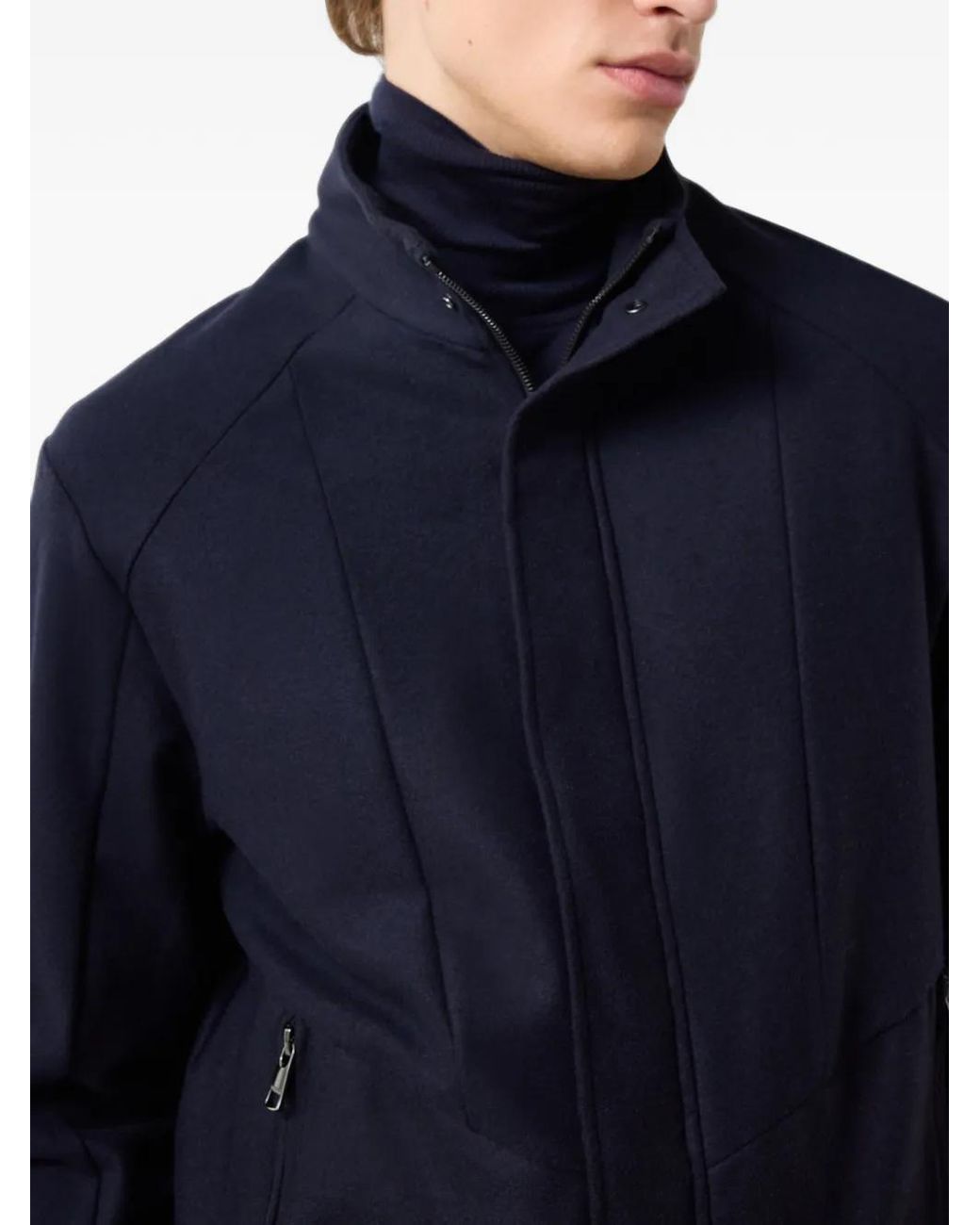 Bogner Blue Bradley Flannel Jacket for men