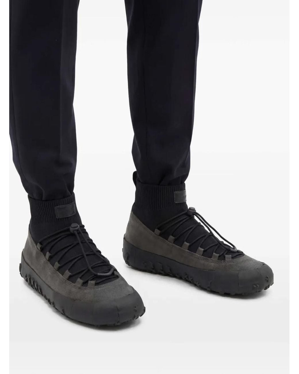Lemaire Black Wrap Sneakers for men