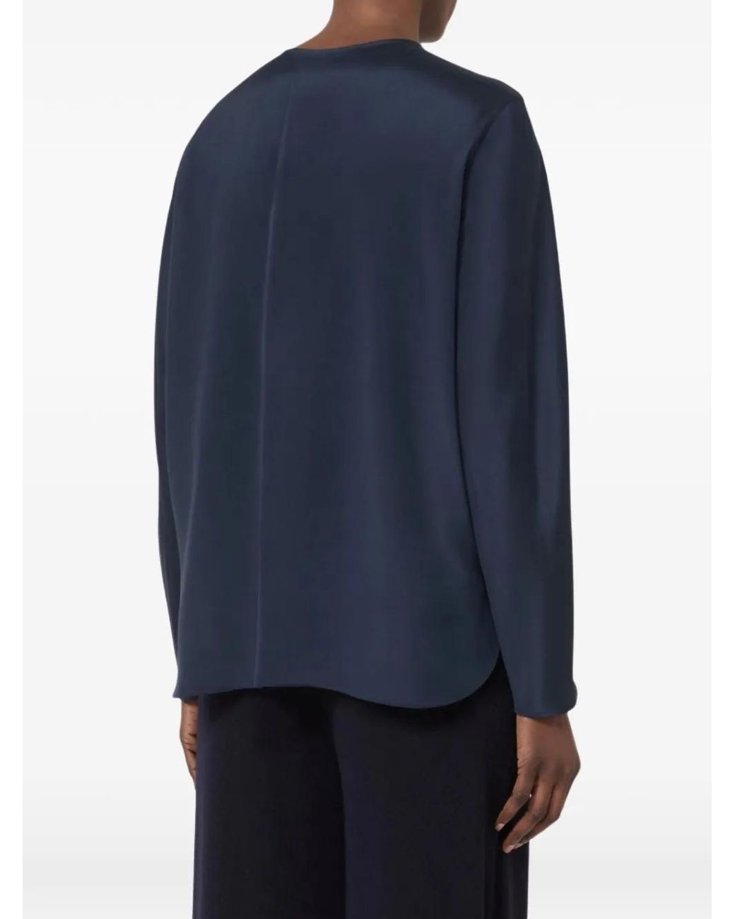 Max Mara Blue Mxpmitico Blouse