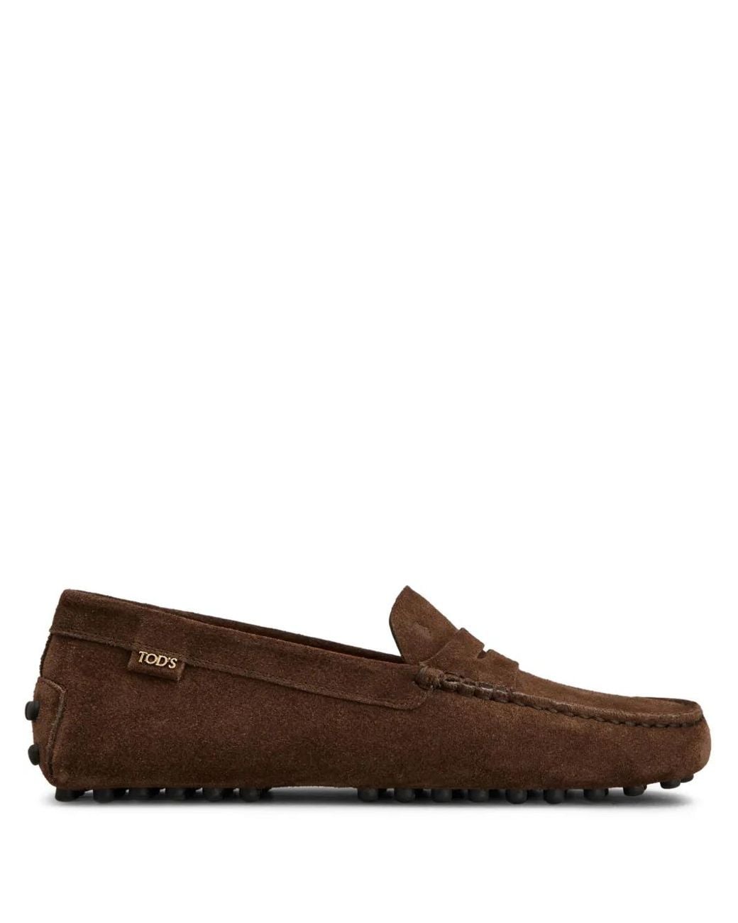 Tod's Brown Gommino Penny Loafers
