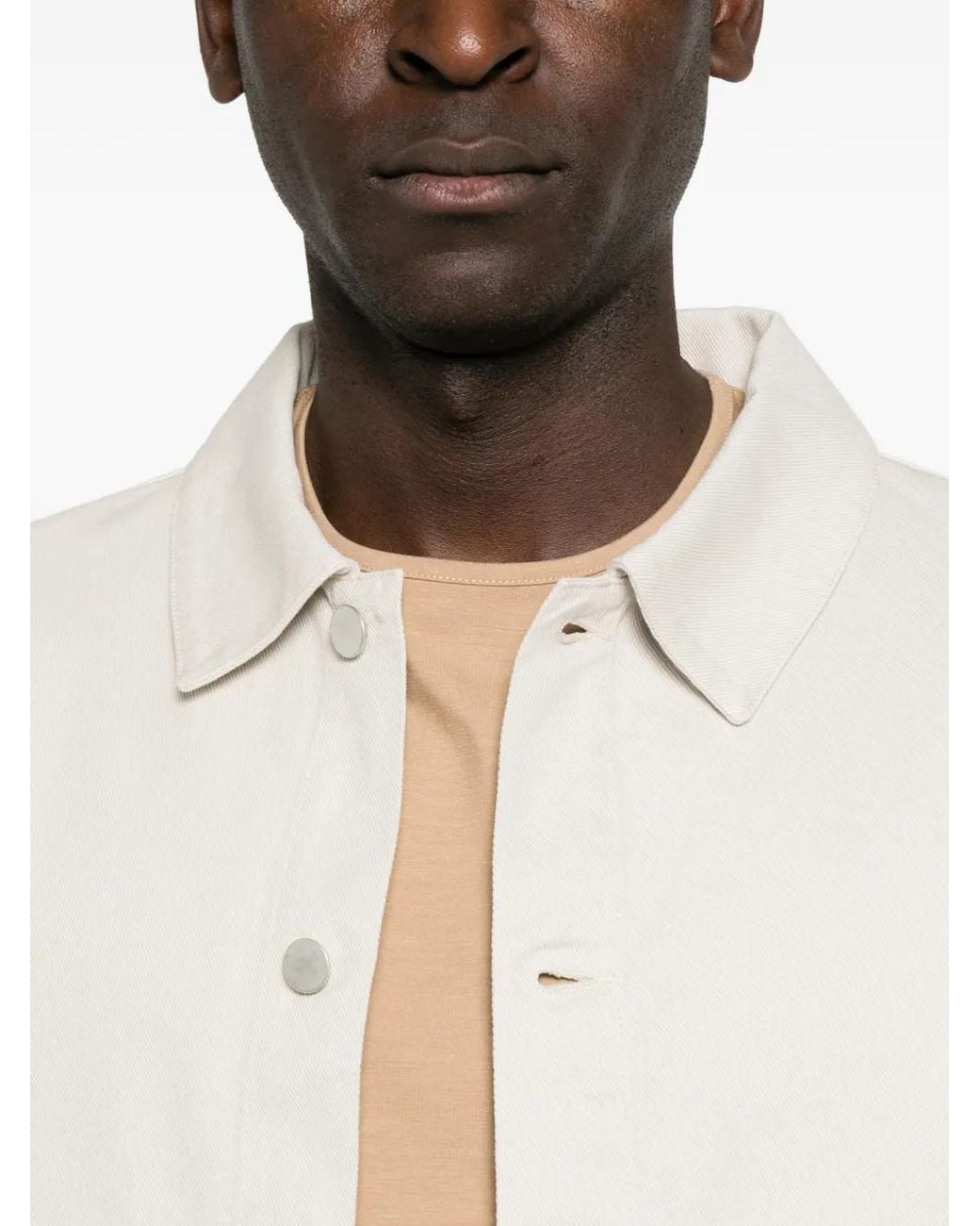 Nomen Nescio White Worker Denim Jacket