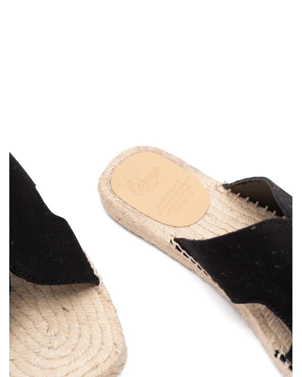 Castaner Black Priya/001 Cut-Out Espadrilles