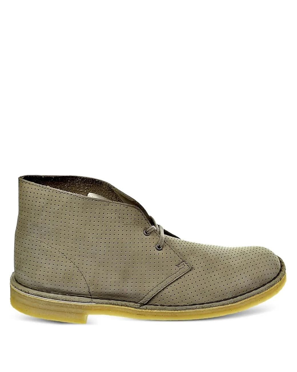 Clarks Green Desert Lace-Up Boots for men
