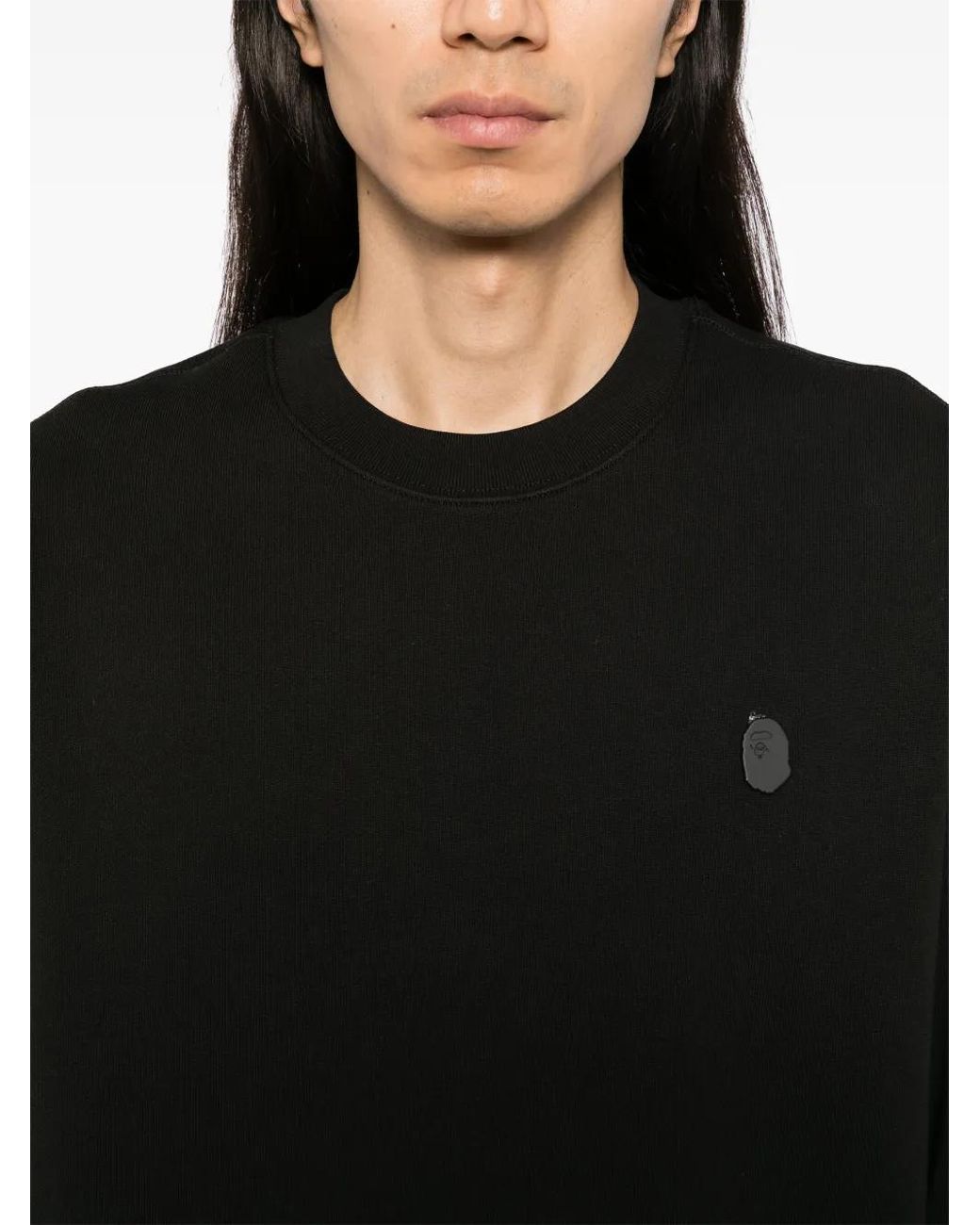 A Bathing Ape Sweatshirt Mit Logo-Patch in Black für Herren