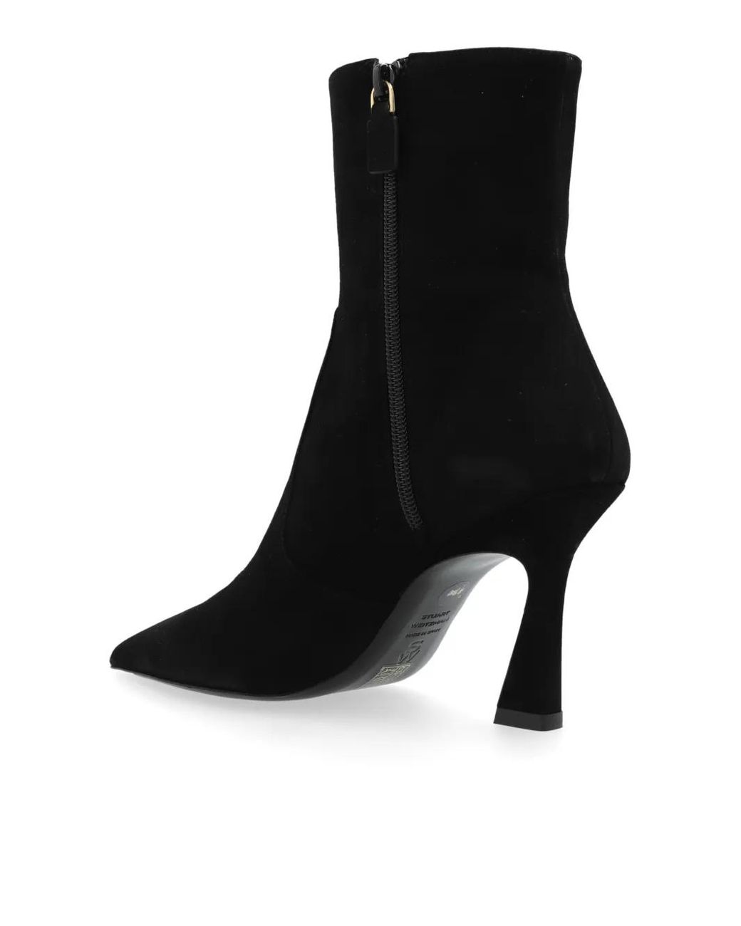 Stuart Weitzman Black Vinnie Stiefel 85Mm