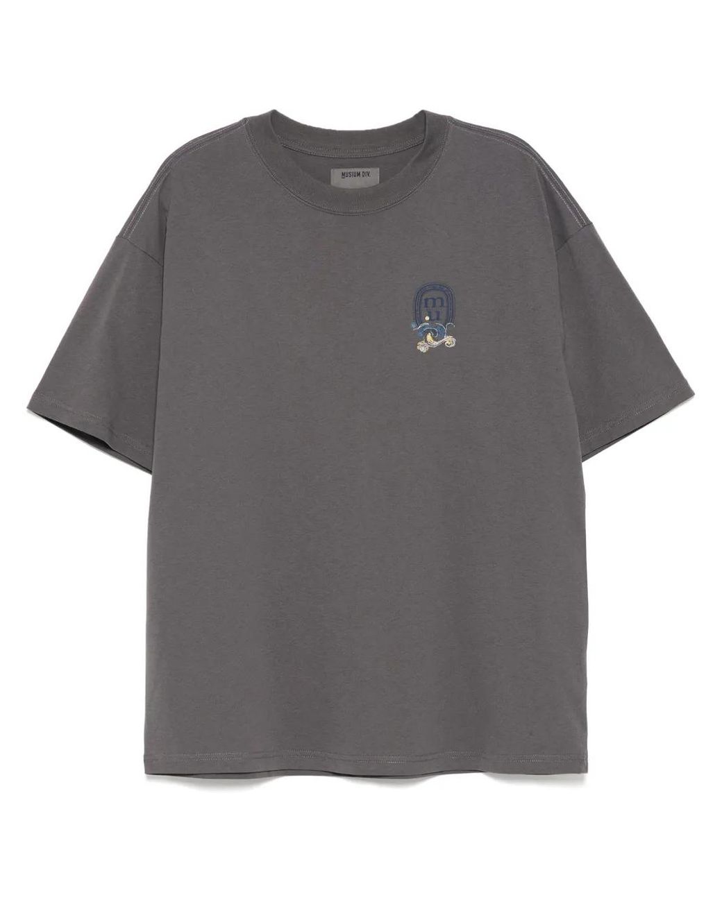 Musium Div. Gray Graphic-Print T-Shirt for men