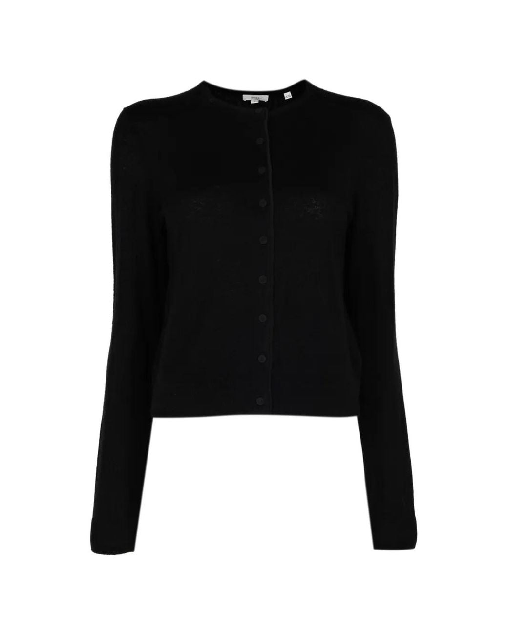 Vince Black Buttoned Cardigan