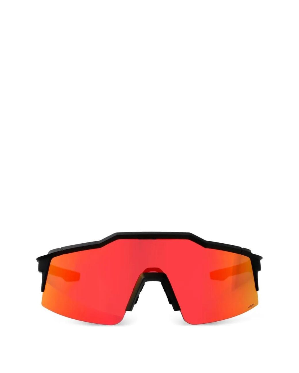 100% Eyewear Red Speedcraft Sl Shield-Frame Sunglasses