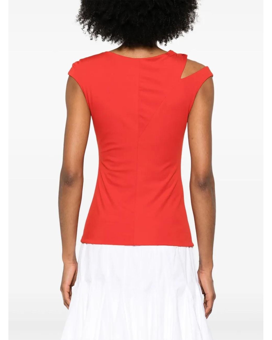 MOOS STUDIO Red Lipstick Theory Top